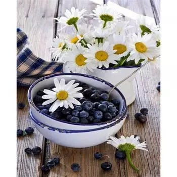 Украшение кухни Алмазная вышивка Фрукты Домашний подарок DIY Decoratif Ремесло Алмазная картина 20X30CM