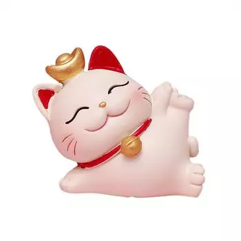 Украшение Lucky Cat из синтетической смолы, статуэтка Fortune Cat, украшение для гостиной дома SJ0001 3