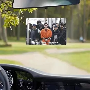 Украшение Mangione, акриловое, плоское, подвесное украшение, украшение для стены дома, двери или зеркала заднего вида автомобиля, подарок для сторонников Mangione 1pc