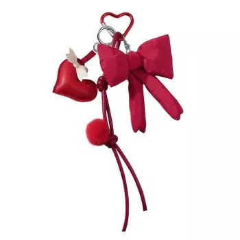 Украшение милый бант брелок сердце автомобильный брелок модная сумка кулон женщины Style 2