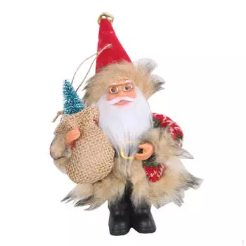 Украшение на елку Фигурки Украшение Нежная Фигурка Санта Клауса Миниатюра для Red Hat