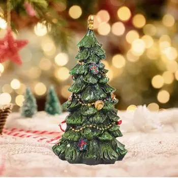 Украшение на елку, мини-украшения, настольный декор, рождественская статуэтка 17 см