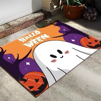 Украшение на Хэллоуин Коврик для пола Домашний длинный ковер Коврик для входной двери Гостиная Спальня Диван Журнальный столик Одеяло 40*60