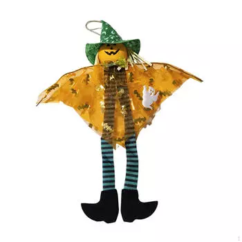 Украшение на Хэллоуин, подвеска с привидением, страшная сцена, внутренний сад оранжевый