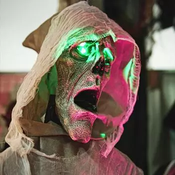 Украшение на Хэллоуин Подвесной Призрак Электрический Голосовой Индукционный Скелет Смерть Дом с Привидениями Ужасы Реквизит Подвеска