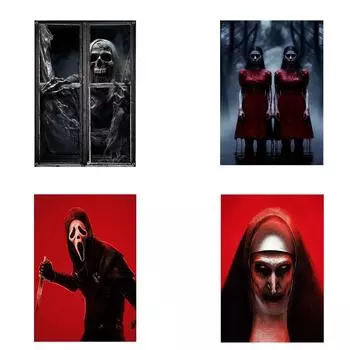 Украшение на Хэллоуин Ужасы Хэллоуин Занавес Страшные Хэллоуин Окна Плакат Украшения Для Окна Двери, Украшения Для Хэллоуина В Помещении На Открытом Воздухе One Size