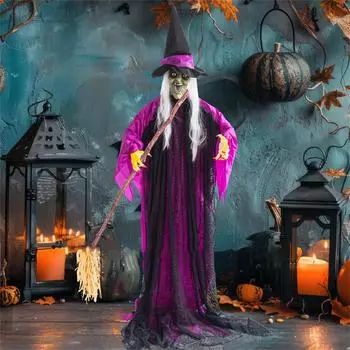 Украшение на Хэллоуин Ведьма Большая подвесная GhostBar GhostHouse Украшение ужасов