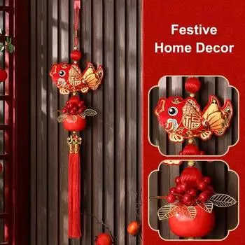 Украшение на китайский Новый год Yousheng 2025, год Змеи, традиционное подвесное украшение с кисточками для домашнего магазина, празднование весеннего фестиваля A