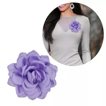 Украшение на лацкан в виде цветка во французском стиле, элегантная и модная цветочная брошь, аксессуар для модных женщин 1