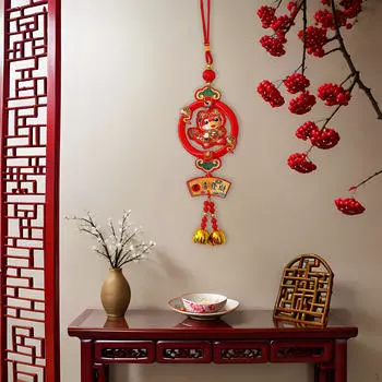 Украшение на Новый год, весенний фестиваль, украшение, благословение красного цвета, декоративная подвеска для