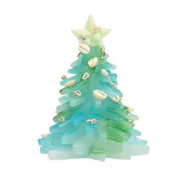 Украшение на рождественскую елку из смолы на тему океана, стильное украшение на рождественскую елку для оконного стола
