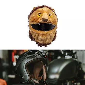 Украшение на рукав для шлема Мягкий плюшевый мультфильм для полнолицевых шлемов Забавный декоративный