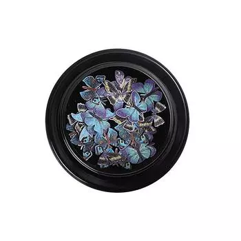 Украшение ногтей, деревянная целлюлоза ручной работы, трехмерный мини-маникюр, украшения в виде бабочки, маленькая бабочка