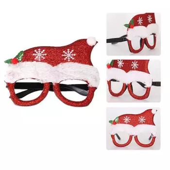 Украшение рождественской вечеринки Мультяшные детские очки Фестивальная вечеринка Детская одежда для мальчиков и девочек Рождественский реквизит для фотосъемки Подарок