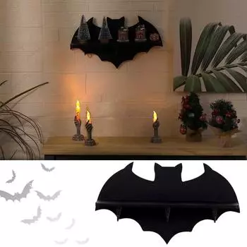 Украшение, ручная цветочная полка для алтаря Солнца и Луны с маятником и подставкой для ожерелья, деревянная креативная хрустальная настенная полка, материал ПВХ One Size