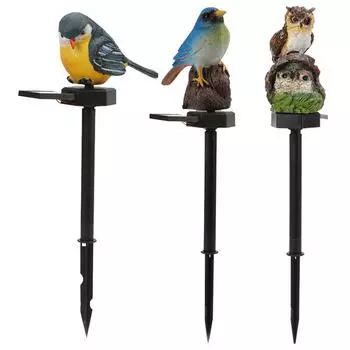 Украшение сада из смолы с колышками Водонепроницаемый садовый двор Декоративный светильник DE A