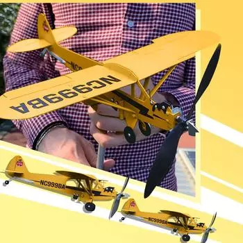 Украшение сада Вращающийся самолет Металлический желтый самолет Ветряная мельница Самолет Флюгер One Size
