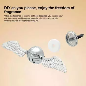Украшение салона автомобиля духами Красивые крылья ангела Автомобильный ароматерапевтический диффузор Воздушный дефлектор Аромат для салона автомобиля