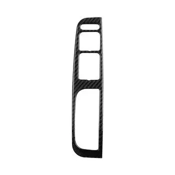 Украшение салона автомобиля Наклейка на оконную панель из углеродного волокна для Volkswagen VW Golf 4 MK4 1999 2000 2001 2002 2003 2004 Аксессуары чёрный