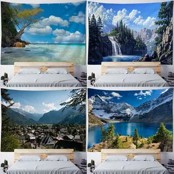 Украшение стены дома Гобелен Фон для офиса Гостиная Гобелен 100x75cm