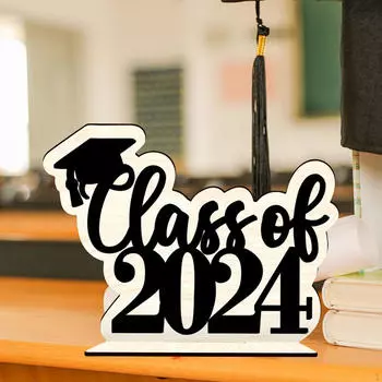 Украшение стола для выпускного вечера, прочные поделки, деревянные красный