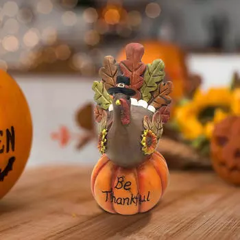 Украшение стола в виде индейки из тыквы для дома и вечеринки Be Thankful