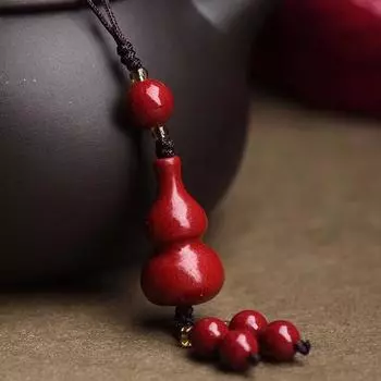 Украшение своими руками ручной работы китайская тыква-киноварь брелок для сумок мобильных телефонов унисекс кулон подарок 1Pc