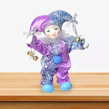 Украшение в виде куклы-клоуна, украшение на Хэллоуин, украшение стола, фигурка 7,09 для комнаты для вечеринок,