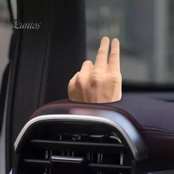 Украшение в виде машущей руки, напечатанное на 3D-принтере, украшение на приборную панель автомобиля, автомобильный салют, приветствие, машущая рука, статуя для декора интерьера автомобиля 1pc