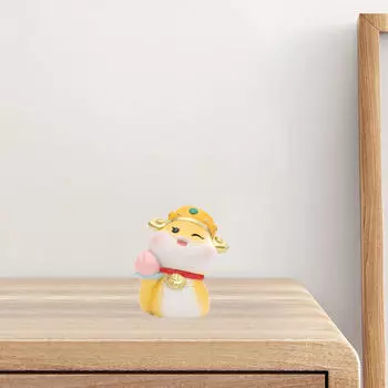 Украшение в виде мультяшной змеи из смолы, идеально подходит для декора стола в честь весеннего праздника жёлтый