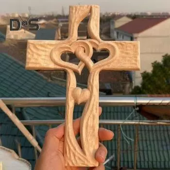 Украшение в виде сердца с любовью, настенный декор ручной работы, деревянное переплетенное сердце, свадебное, валентинка, резное украшение в виде сердца с любовью для дома, подарок на рождественское новоселье A