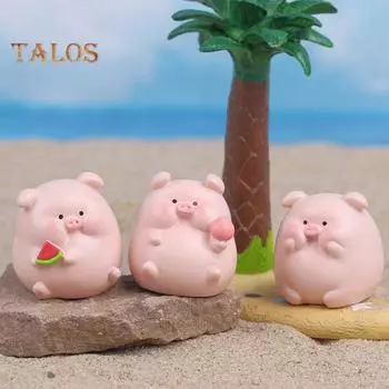 Украшение в виде свиньи, устойчивое к атмосферным воздействиям украшение, богатое деталями, привлекательное украшение в виде свиньи, подарок на день рождения, офисное украшение