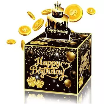 Украшение вечеринки по случаю дня рождения, денежный ящик, украшение атмосферы дня рождения, реквизит-сюрприз, денежный ящик, денежный ящик ONE SET