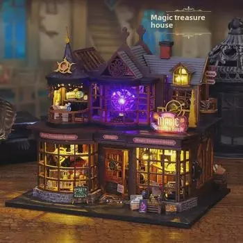 Украшение виллы в виде магического сокровища Jiate DIY – изысканный подарок ручной работы на день рождения.