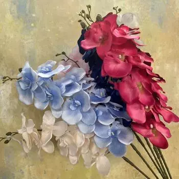 Украшение вишневого дерева своими руками Искусственные цветы Сухоцветы Искусственные цветы Цветочная композиция розы красного