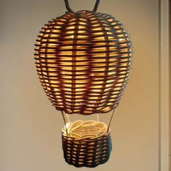 Украшение воздушными шарами, плетение настенных шаров из ротанга