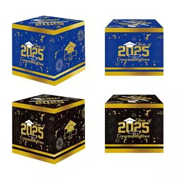 Украшение выпускного сезона, ящик для лотереи, украшение выпускного вечера, ящик для голосования, ящик для сообщений One Size чёрный