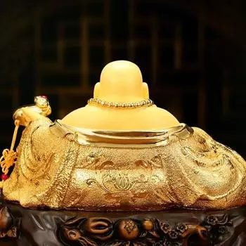 Украшения Будды Майтрейи, ищущего удачу. Благоприятные благословения. Подношения улыбающегося Будды. Украшения для гостиной и офиса.