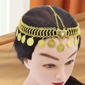 Украшения-цепочки для волос для элегантных случаев Argent