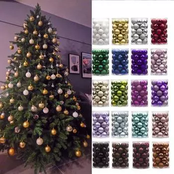 Украшения День рождения Вечеринка Рождественские елочные шары Свадебные украшения Рождественские декоративные шары Безделушки 6cm