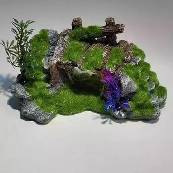 Украшения для аквариума из смолы, креативный аквариум, рокарий, украшения для дома, украшение, ландшафтный стол зелёный