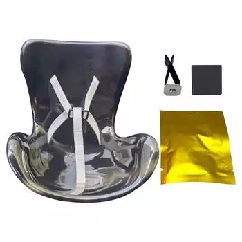 Украшения для автомобиля, автокресло для кукол, пушистая подушка, есть зажимы для сиденья на машине, в комплекте ножка сиденья для настольного дисплея One Size чёрный