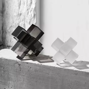 Украшения для дома Хрустальный крест Ремесленная комната Спальня Офисный стол Современный простой стиль Творческая личность Геометрические орнаменты