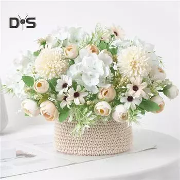 украшения для дома, искусственный цветок, реквизит для фотографии, свадебная вечеринка, офисный цветочный декор светло-фиолетовый