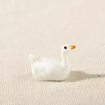 Украшения для дома Мини-имитация альпинария Мостовой павильон Гусь Микро-ландшафтные украшения Китайский кукольный домик Фигурка Миниатюра