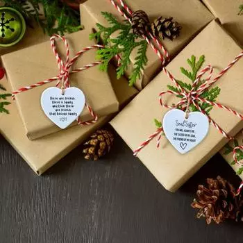 Украшения для дружбы для настоящих друзей. Звезда/форма сердца. Подвесная табличка на память о дружбе. Рождественские сувениры. Подарки для женщин и сестер. C