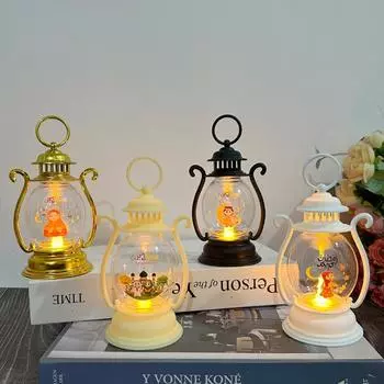 Украшения для фонарей Электронные свечи Ветряные огни Лунная атмосфера Макет реквизит белый