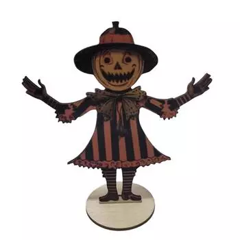 Украшения для Хэллоуина, винтажные флажки, деревянный баннер, декор, ведьма, баннер, тыква для вечеринки, праздничный настенный декор