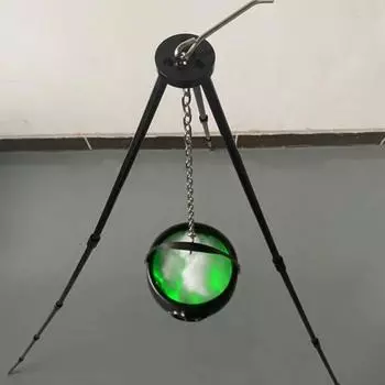 Украшения для котла ведьмы на Хэллоуин, большой светящийся котел ведьмы на штативе, жуткое ведро для конфет, декор для вечеринки на Хэллоуин S