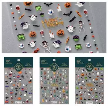 Украшения для маникюра Рождественские наклейки для ногтей Подвески для ногтей своими руками Рождественские украшения для ногтей Подарок для девочек C1